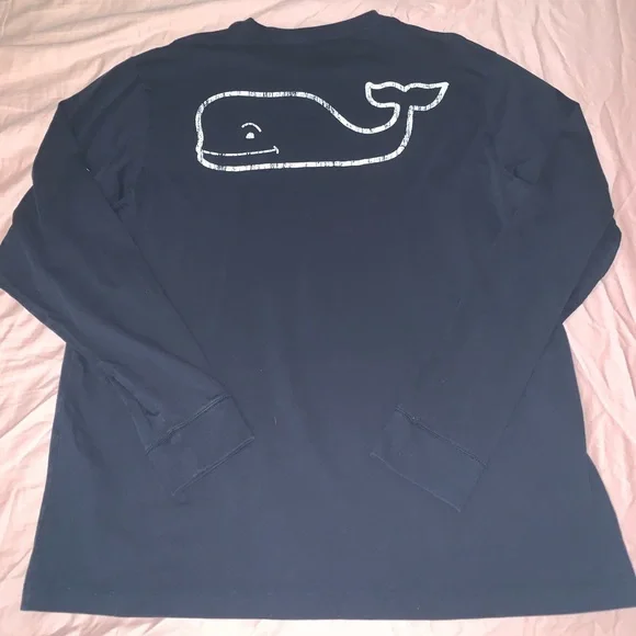 Black Vineyard Vines Long Sleeve Shirt - Picture 2 of 3
